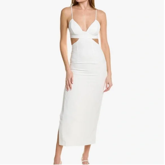 navy blue dress for baby girl Cutout Revolve Midi Dress Bachelorette Wedding White